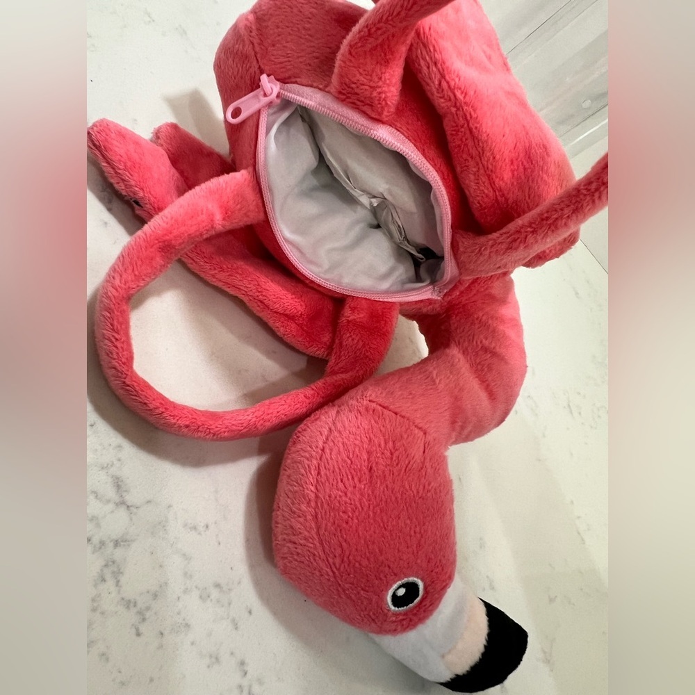 Pink Flamingo Plush bag - Picture 6 of 9